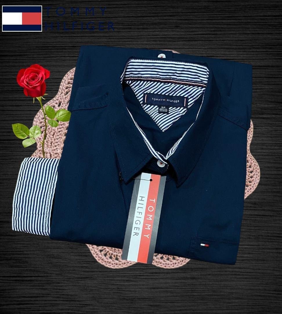 Blusa Manga Larga Color Entero Tommy Hilfiger — default